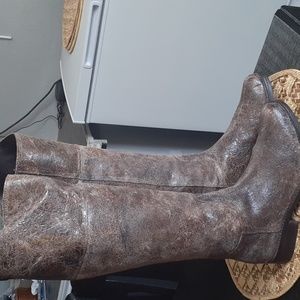 STEVE MADDEN TALL BOOTS LEATHER